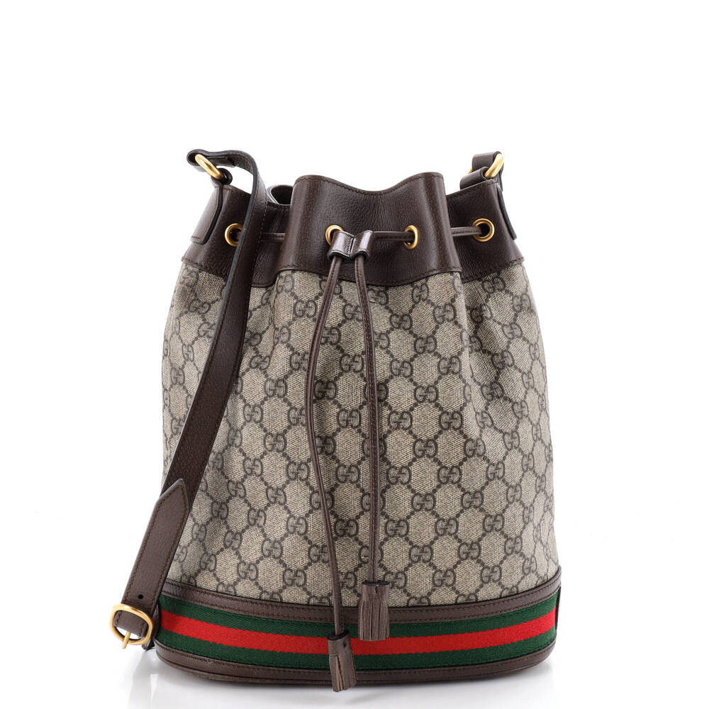 Gucci Ophidia Bucket Bag Gg Coated #258183G15B
